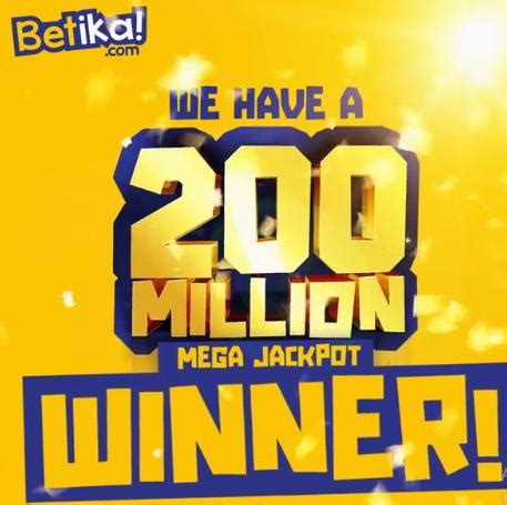 Congratulations! Betika Mega Jackpot for yesterday has been, .